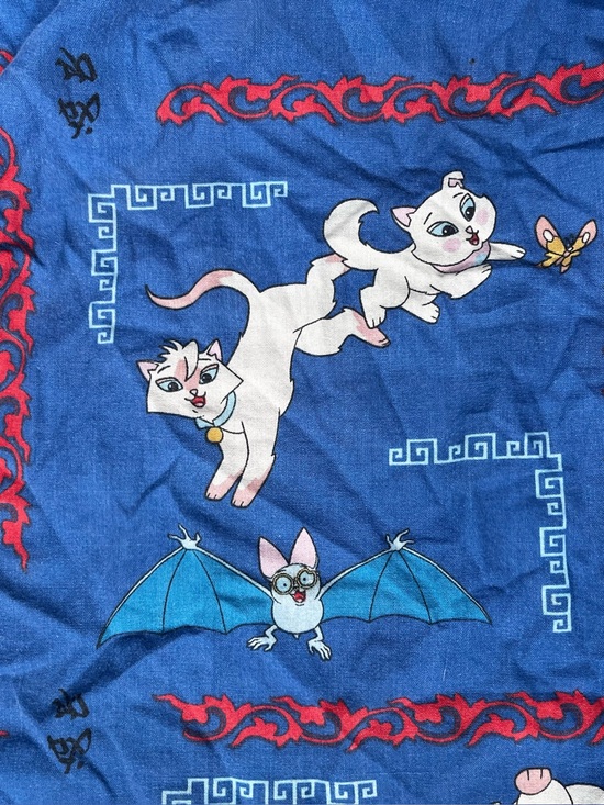 Other - Vintage Sagwa The Chinese Siamese Cat fitted Sheet rare pbs kids